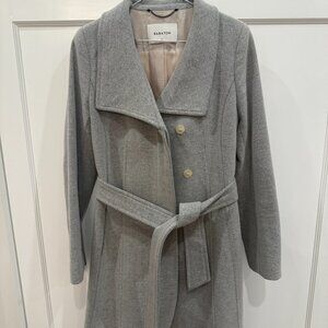 Babaton Grey Wool Coat - Classic and Elegant Women's Winter Outerwear, Size M